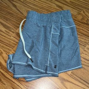Blue/grey lululemon shorts size 6